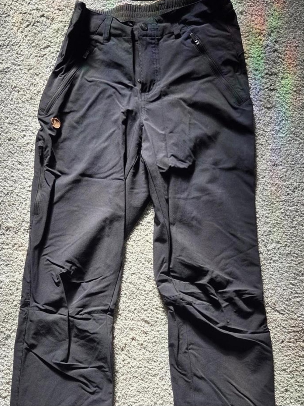 Women’s Black Fjall Raven Pants - Lightweight Stretch